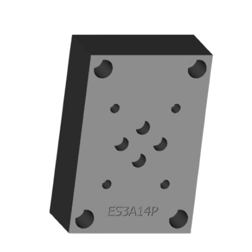 BASE SINGOLA CETOP 3 EUROFLUID ES3A14P