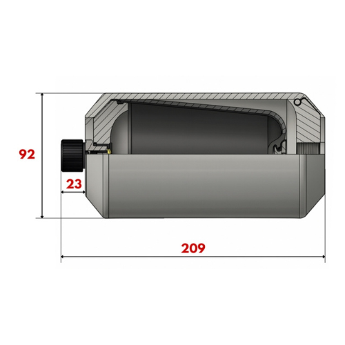 ACCUMULATORE A MEMBRANA FOX Cod. H700R