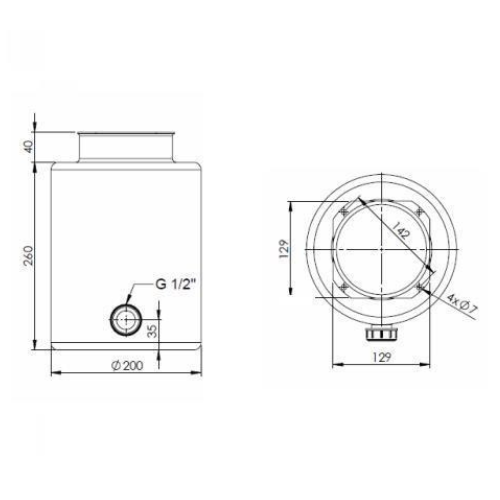 SERBATOIO DA 8 LT Cod.SEB8LTMT
