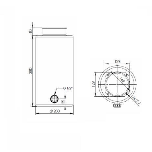 SERBATOIO DA 12 LT Cod.SEB12LTMT