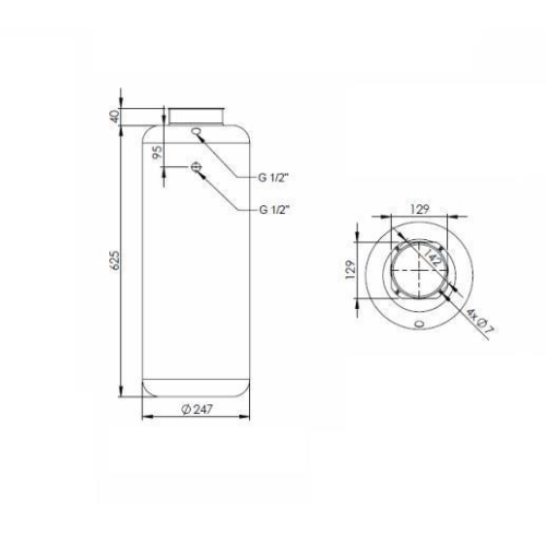 SERBATOIO DA 30 LT Cod.SEBE30LTMT